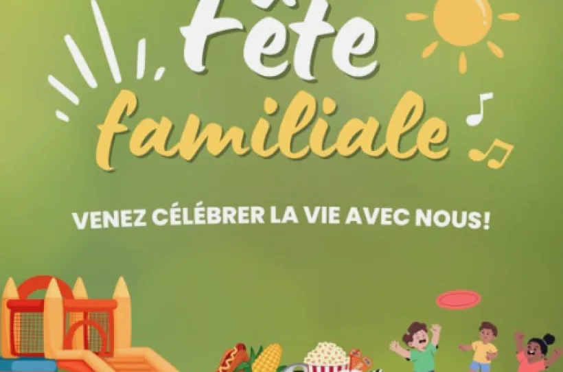 Fete familiale Arc en ciel