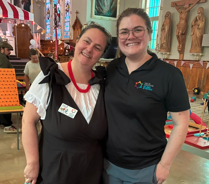 Claudie et Marie Charles