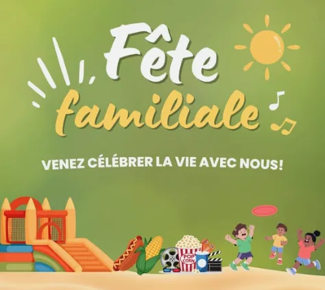 Fete familiale Arc en ciel